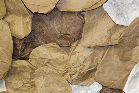 paper bag fake stones diy|making rocks out of paper.